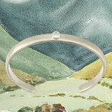 April Custom Cuff White Gold