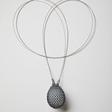 Armatura Egg Pendant in Oxidized Silver