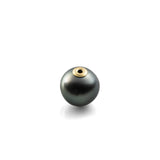 10mm Tahitian Pearl for SPEAR Earring in 18k Yellow Gold
