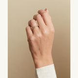 Mixed Diamond Eternity Band in 14k Yellow Gold