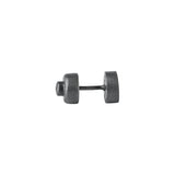 Black Diamond Fragment Post Earrings in Blackened Silver