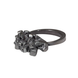 Honey Bunch Ring in Oxidized Silver