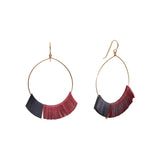 Ariadne Hoop Earrings (Color Block)