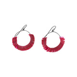 Sakura Square Hoop Earrings