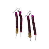 Magenta Drop Earrings