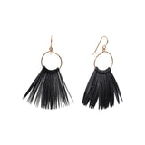 Raven Hoop Earrings