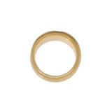 Blue Sapphire Three Stone Ring in 14k Royal Yellow Gold