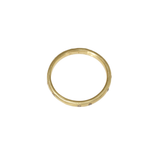 2.25 mm Lightweight Modeled Band in 18k Yellow Gold with Champagne Diamonds