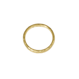 2.5 mm Lightweight Hammered Band in 18k Yellow Gold