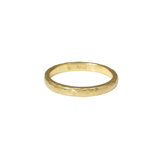 2.5 mm Lightweight Hammered Band in 18k Yellow Gold