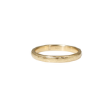 2.5 mm Lightweight Hammered Band in 14k Yellow Gold