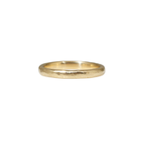 2.5 mm Lightweight Hammered Band in 14k Yellow Gold
