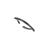 Curved Bar Ear Cuff in Oxidized Silver