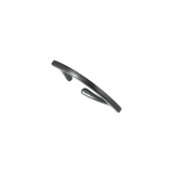 Curved Bar Ear Cuff in Oxidized Silver