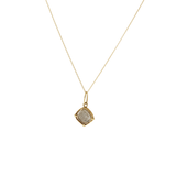 Diamond Slice Pendant in 22k Yellow Gold
