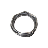 Nest Ring in Oxidized Silver