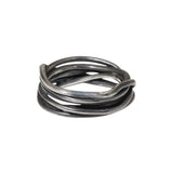 Nest Ring in Oxidized Silver