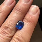 Custom Asymmetrical Sapphire Anniversary Ring