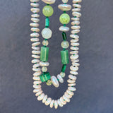 Mixed Stone Knotted Cable Necklace