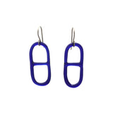 Glass Mariner Link Earrings