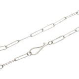 Large Kinoko Pendant Necklace Silver with Handmade Chain