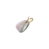California Mother of Pearl Charm Pendant in 14k Gold