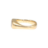 Lavender Grey Cushion Cut Spinel Ring in 14k Gold