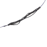 Horse Hair Necklace with Silver Tube Beads