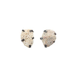 Large Found Beach Coral Post Earrings