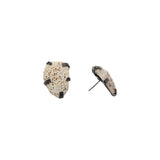 Large Found Beach Coral Post Earrings