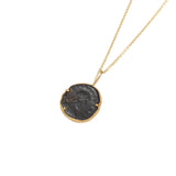 Roman Coin Pendant in 22k Gold