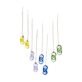 Tiny Chain Earrings in Silver