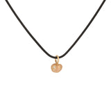 Tiny Solomon in 14k Yellow Gold with Diamond Necklace