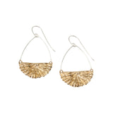 Kinoko Dangle Earrings in Bronze and Silver