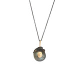 Grey Tahitian Bubbly Pearl Pendant in 14k Gold