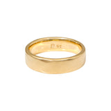 6mm Lightweight Modeled Band in 14k Yellow Gold