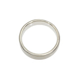 6mm Lightweight Modeled Band in 14k White Gold