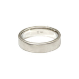 6mm Lightweight Modeled Band in 14k White Gold