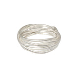 Nest Ring in Brushed Silver