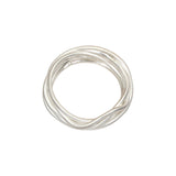 Nest Ring in Brushed Silver