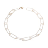 Peach Oval Choker Necklace