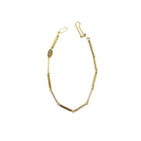 Heavy Trombone Bracelet in 18k Yellow Gold