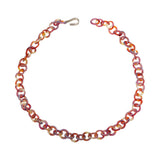 Tiny Chain Necklace in Tortoise