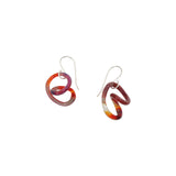 Small Squiggle Glass Earrings