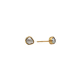 Pearl Post Earrings in 18k Gold