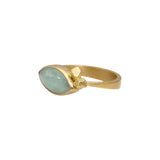 Aventurine Sugar Lump Ring in 18k Gold