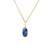 Lapis Pendant in 22k & 18k Yellow Gold