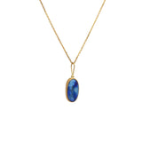 Lapis Pendant in 22k & 18k Yellow Gold