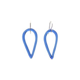 Cobalt Glass Teardrop Earrings