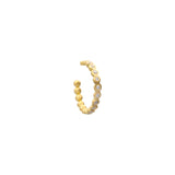 Dot Ear Cuff with Diamonds in 18k Yellow Gold